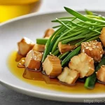 Home 11 중식조리 자격증 필수 이론 정리 - **Aromatic Infusion: The Golden Trio Sizzling**
"A close-up, dynamic shot of minced ginger, garl...