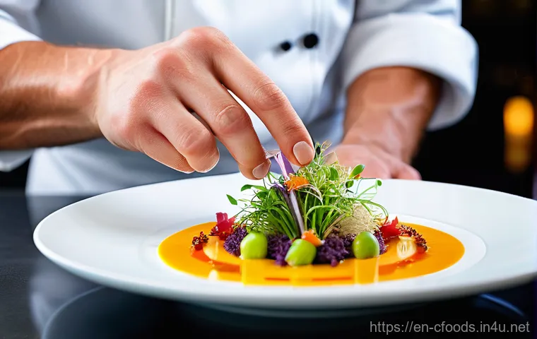 중식조리 자격증 실기 유의점 - A close-up of a skilled male chef's hands expertly demonstrating precision knife work in a professio...